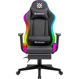 Купити Крісло для геймерів Defender Watcher RGB Black (64334) Крісло для геймерів Defender Watcher RGB Black (64334)