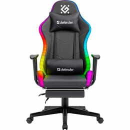 Кресло для геймеров Defender Watcher RGB Black (64334)