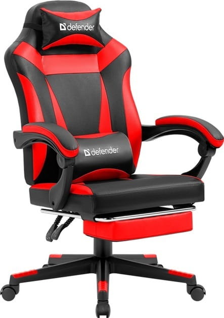 Кресло для геймеров Defender Cruiser Black/Red (64344)