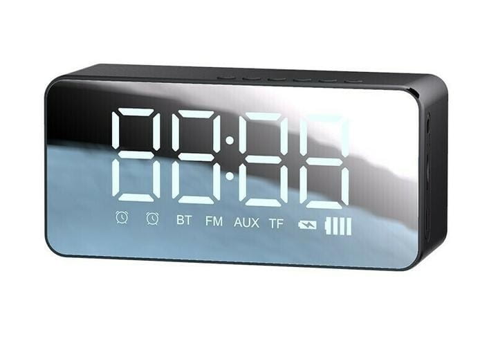 Настольные часы Usams US-YX007 Multi-functional Alarm Clock Black (YX7LY01)