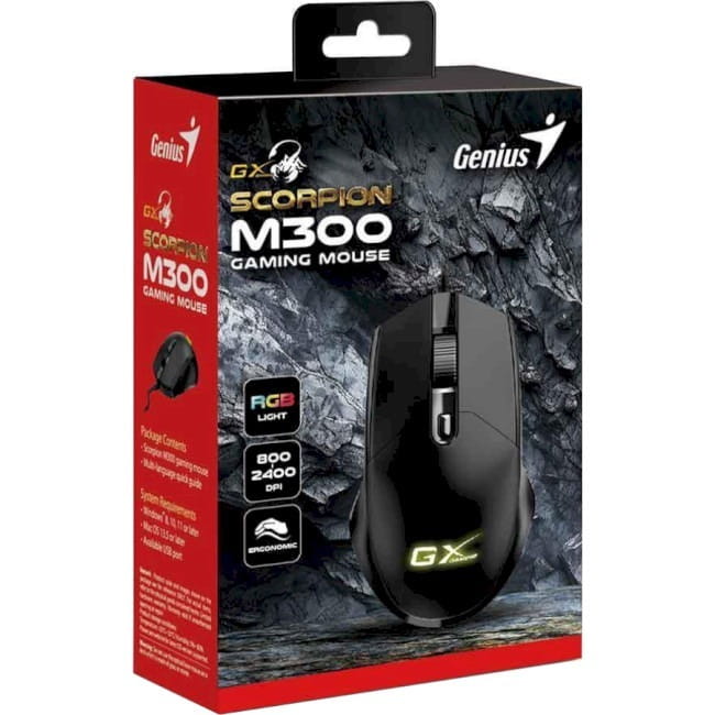 Мышь Genius Scorpion M300 Black (31040010400)