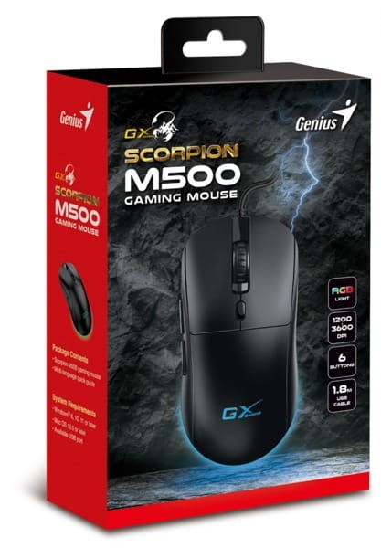 Мышь Genius Scorpion M500 Black (31040011400)