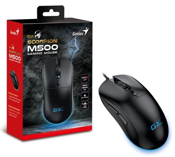 Мышь Genius Scorpion M500 Black (31040011400)