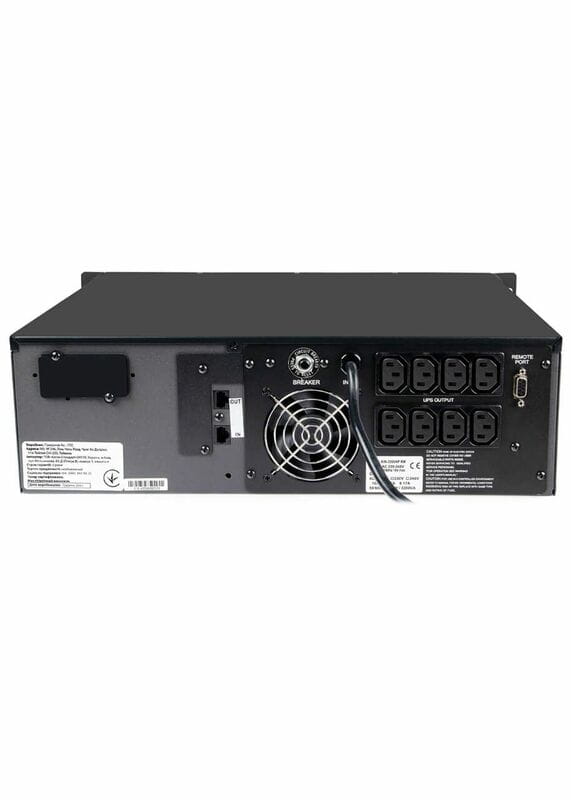 ИБП Powercom KIN-2200AP RM, 1760 Вт, 8хIEC, AVR, LCD (10700134)