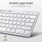 Фото - Клавиатура Trust Bluetooth Basics Silver/White (25486_TRUST) | click.ua