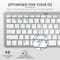 Фото - Клавиатура Trust Bluetooth Basics Silver/White (25486_TRUST) | click.ua