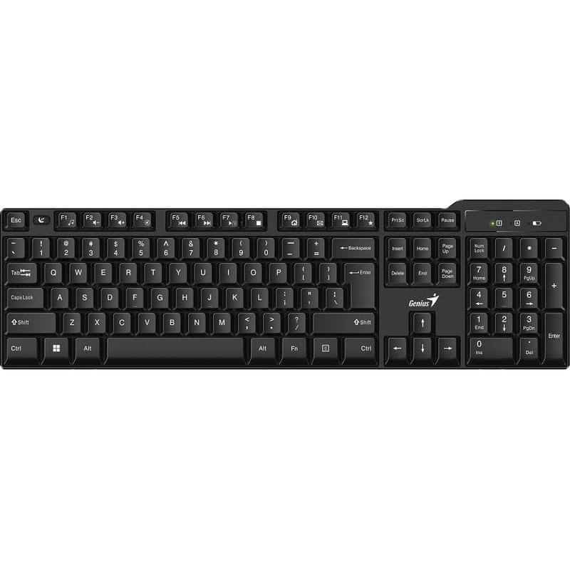 Клавiатура бездротова Genius KB-7100X Ukr Black (31320001406)