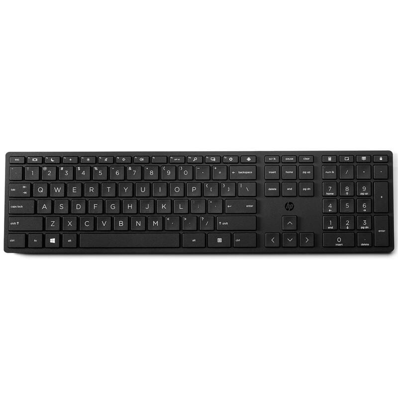 Клавiатура HP 320K Ukr Black (9SR37AA)