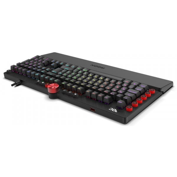 Клавiатура AOC AGK700 Gaming RGB з підставкою Black (AGK700DR2R)