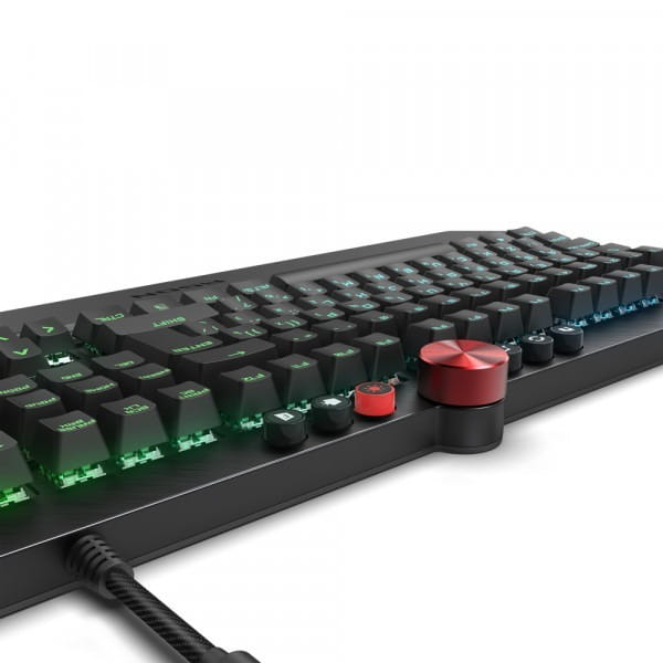 Клавiатура AOC AGK700 Gaming RGB з підставкою Black (AGK700DR2R)