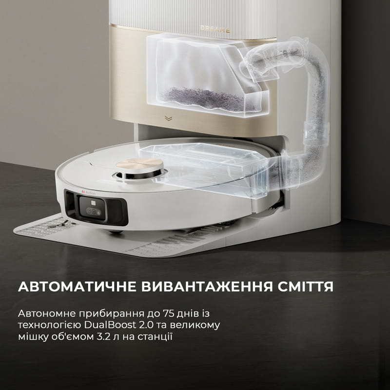 Робот-пылесос Dreame Bot X40 Ultra Complete White (RLX63CE-2-Wh)