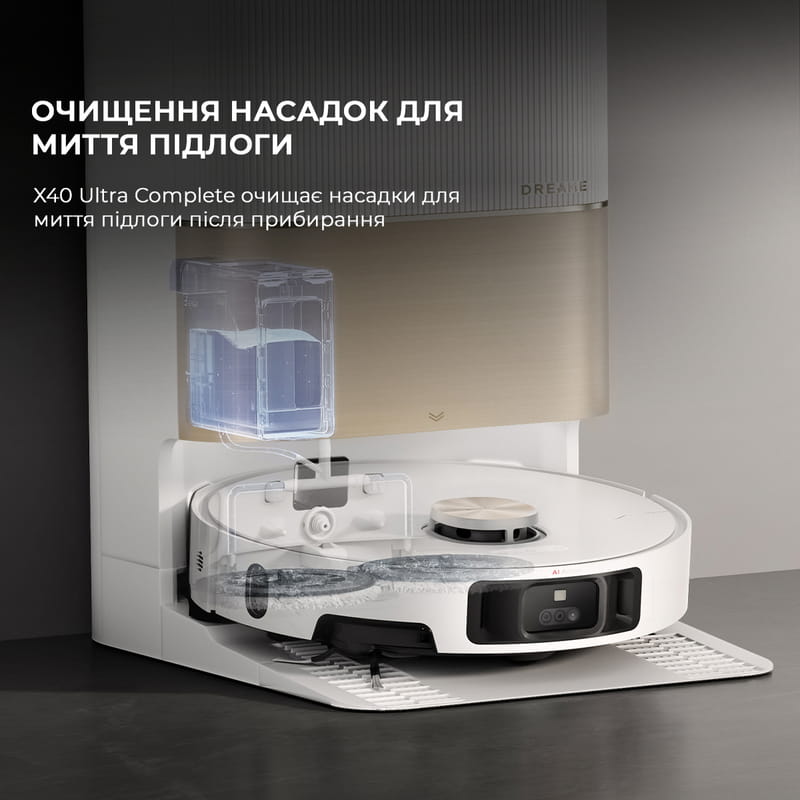 Робот-пылесос Dreame Bot X40 Ultra Complete White (RLX63CE-2-Wh)