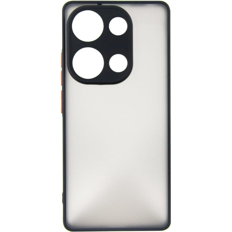 Чeхол-накладка Dengos Matt для Xiaomi Redmi Note 13 Pro 4G Black (DG-TPU-MATT-141)