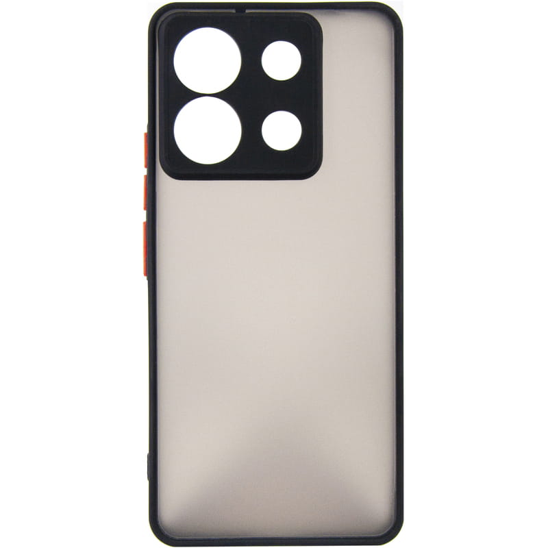 Чeхол-накладка Dengos Matt для Xiaomi Redmi Note 13 Pro 5G Black (DG-TPU-MATT-142)