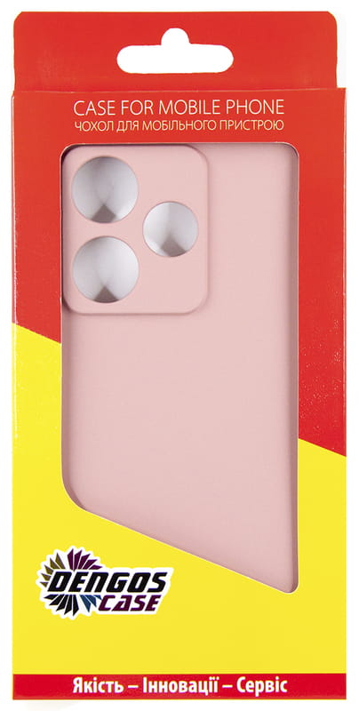 Чeхол-накладка Dengos Soft для Xiaomi Redmi 13 4G Pink (DG-TPU-SOFT-61)