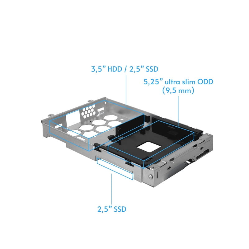 Корпус Chieftec Uni Black (BE-10B-300) 300W