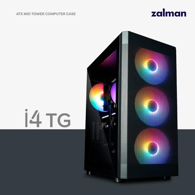 Корпус Zalman I4 TG Black (I4TGBLACK) без БП