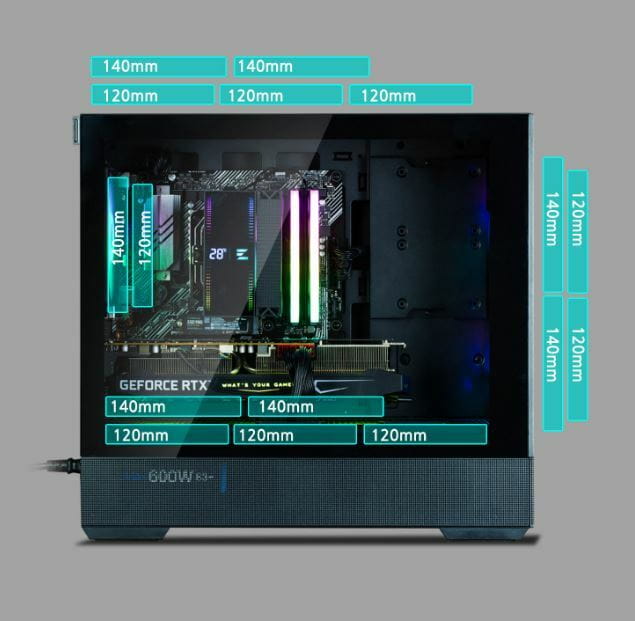 Корпус Zalman P30 AIR Black без БЖ