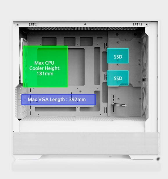 Корпус Zalman P30 Air White без БЖ