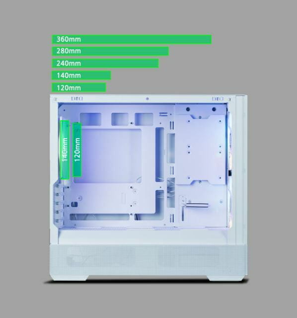 Корпус Zalman P30 Air White без БЖ