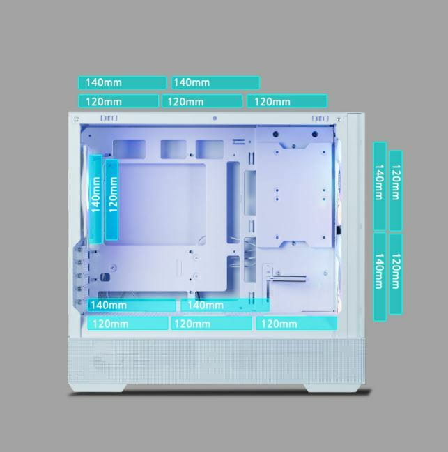 Корпус Zalman P30 Air White без БЖ