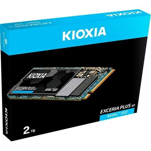 Накопитель SSD 2TB Kioxia Exceria Plus G2 M.2 2280 PCIe 3.0 x4 TLC (LRD20Z002TG8)