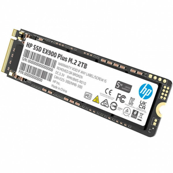 Накопитель SSD 2TB HP EX900 Plus M.2 2280 NVMe PCIe 3.0 x4 3D NAND (35M35AA)