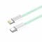 Фото - Кабель ColorWay Lightning + USB Type-C (M/M), 3.0 А, 1 м, Green (CW-CBPDCL061-G) | click.ua