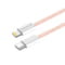 Фото - Кабель ColorWay Lightning + USB Type-C (M/M), 3.0 А, 1 м, Pink (CW-CBPDCL061-P) | click.ua