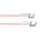 Фото - Кабель ColorWay Lightning + USB Type-C (M/M), 3.0 А, 1 м, Pink (CW-CBPDCL061-P) | click.ua