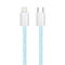 Фото - Кабель ColorWay Lightning + USB Type-C (M/M), 3.0 А, 1 м, Blue (CW-CBPDCL061-BL) | click.ua
