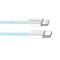 Фото - Кабель ColorWay Lightning + USB Type-C (M/M), 3.0 А, 1 м, Blue (CW-CBPDCL061-BL) | click.ua
