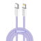 Фото - Кабель ColorWay Lightning + USB Type-C (M/M), 3.0 А, 1 м, Purple (CW-CBPDCL061-PU) | click.ua