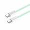 Фото - Кабель ColorWay USB Type-C + USB Type-C (M/M), 3.0 А, 1 м, Green (CW-CBPDCC061-G) | click.ua