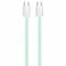 Фото - Кабель ColorWay USB Type-C + USB Type-C (M/M), 3.0 А, 1 м, Green (CW-CBPDCC061-G) | click.ua