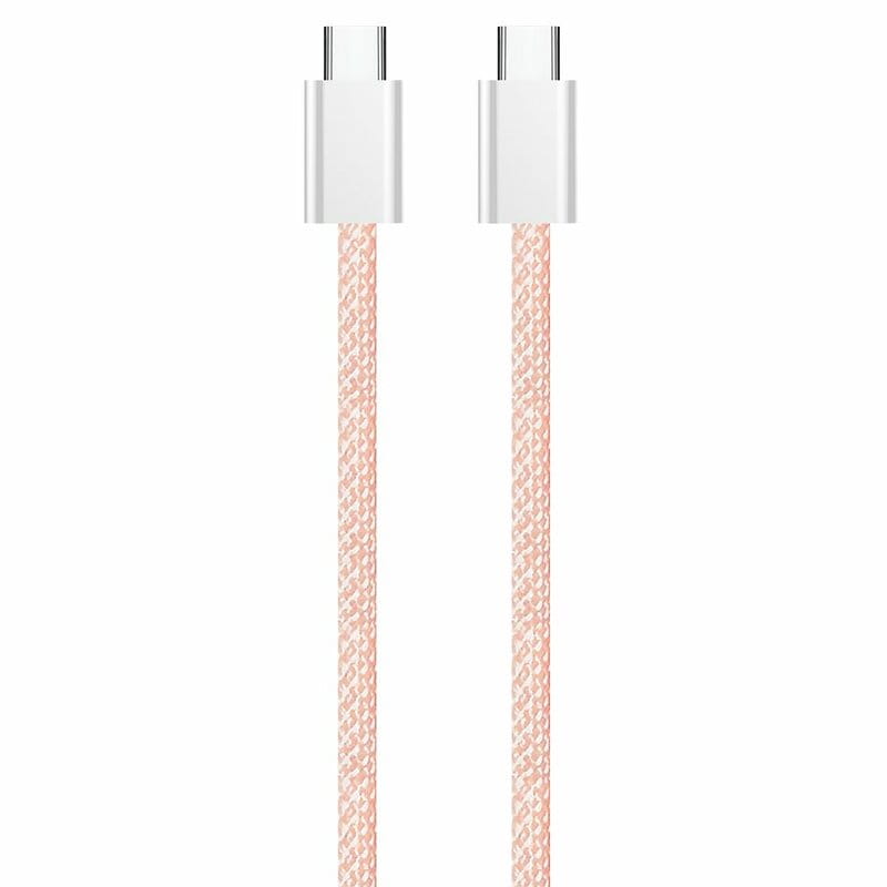 Кабель ColorWay USB Type-C + USB Type-C (M/M), 3.0 А, 1 м, Pink (CW-CBPDCC061-P)