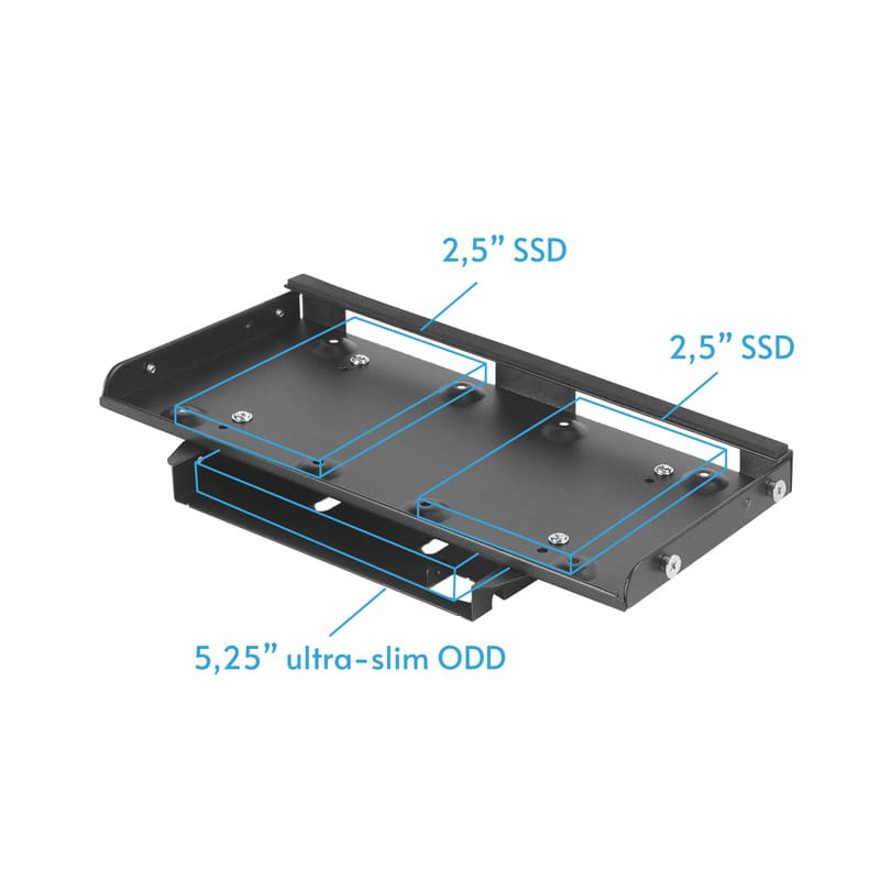 Корпус Chieftec Pro Cube Mini Black (CN-01B-OP) Без БЖ