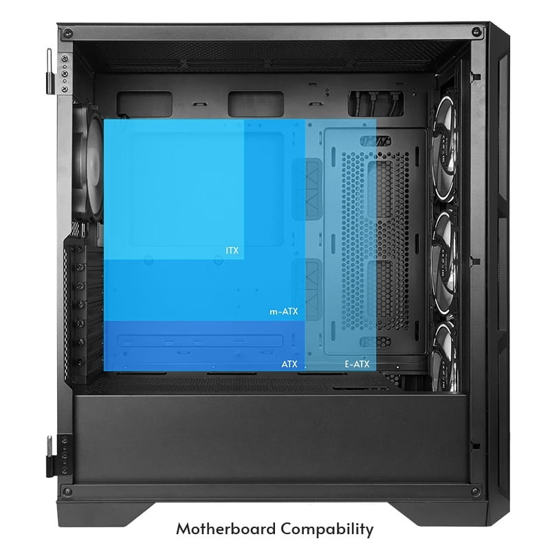 Корпус Chieftec Apex Black (GA-01B-TG-OP) Без БЖ