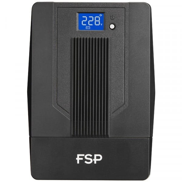 Джерело безперебійного живлення FSP 1500VA/900W, LCD 2хSchuko, 2xIEC (PPF9003100)