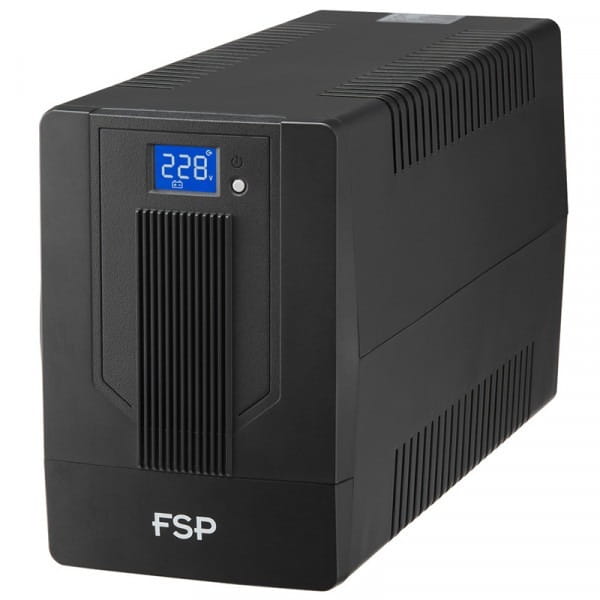 Джерело безперебійного живлення FSP 1500VA/900W, LCD 2хSchuko, 2xIEC (PPF9003100)