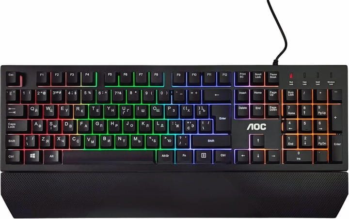 Клавiатура AOC GK200 Gaming RGB Black (GK200D32R)