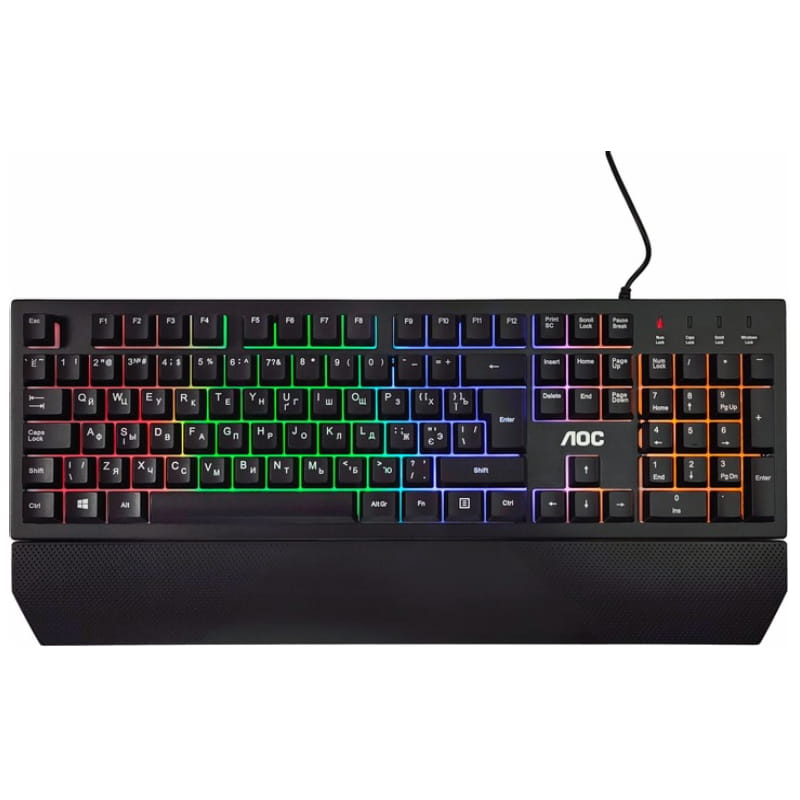 Клавiатура AOC GK200 Gaming RGB Black (GK200D32R)