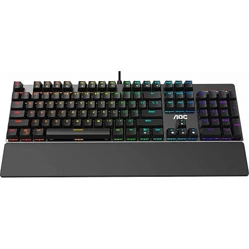 Клавiатура AOC GK500 Gaming RGB Black (GK500DR2R)