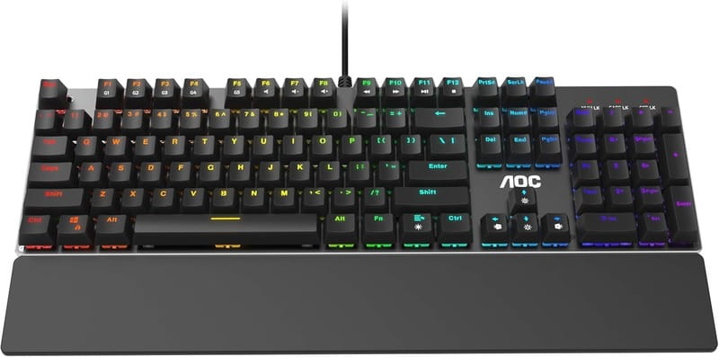 Клавiатура AOC GK500 Gaming RGB Black (GK500DR2R)