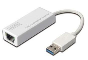 Адаптер Digitus USB 3.0 to Gigabit Ethernet, white (DN-3023)