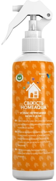 Спрей проти неприємних запахів West Vet Свіжість HomeAqua 500 мл (2700000018872)