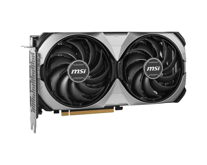 Видеокарта GF RTX 4070 12GB GDDR6 Ventus 2X E1 OC MSI (GeForce RTX 4070 VENTUS 2X E1 12G OC)