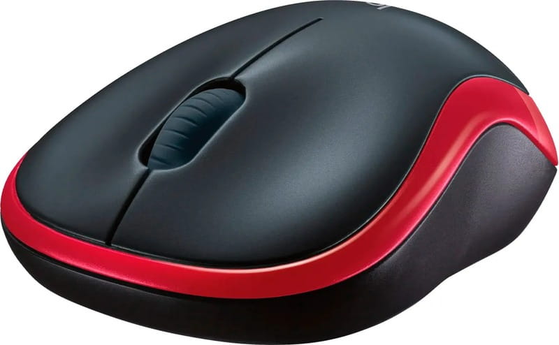 Мышь беспроводная Logitech M185 Red (910-002237)