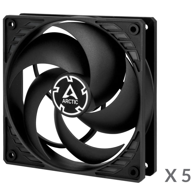 Вентилятор Arctic P12 PWM PST Black - 5 Pack (ACFAN00137A)