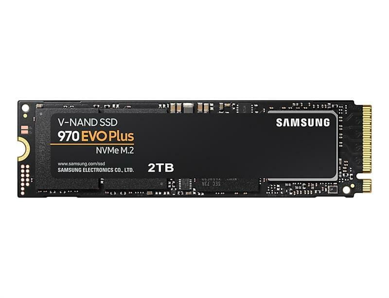 Накопичувач SSD  2ТB Samsung 970 EVO Plus M.2 2280 PCIe 3.0 x4 V-NAND MLC (MZ-V7S2T0BW)